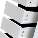 Dressing Table Stool Mirrors Jewellery Cabinet Organizer 5 Drawers White
