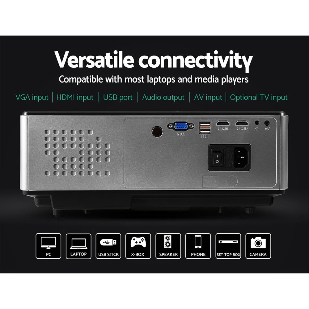 Devanti Video Projector-black
