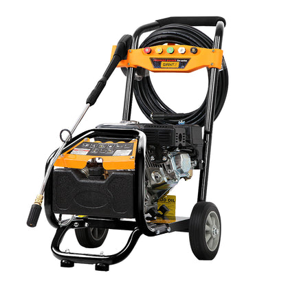4800PSI 8HP 15M Petrol High Pressure Cleaner Washer Water Jet Hose Gurney