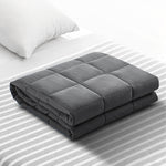 Weighted Blanket 5KG Heavy Gravity Blankets Microfibre Cover Calming Relax Anxiety Relief Grey