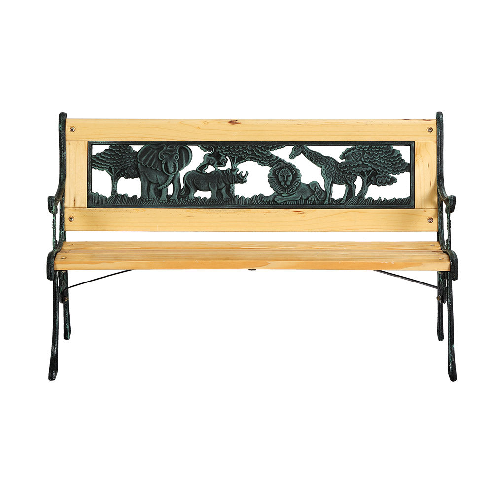 Outdoor Children Garden Bench Kids Furniture Wood Park Lounge Seat