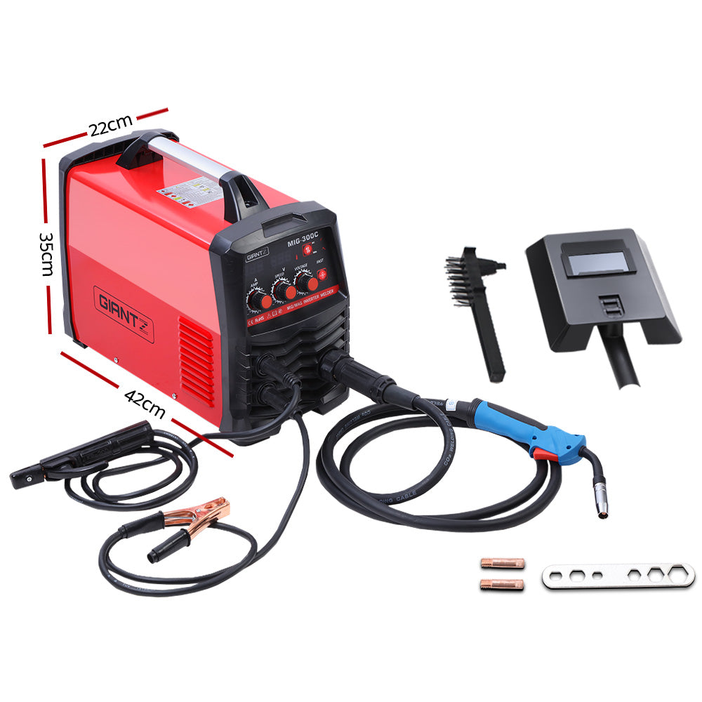 300 Amp Inverter Welder DC MIG MMA Gas Gasless Welding Machine Portable