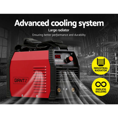 Giantz Inverter Welder Portable Machine 250Amp