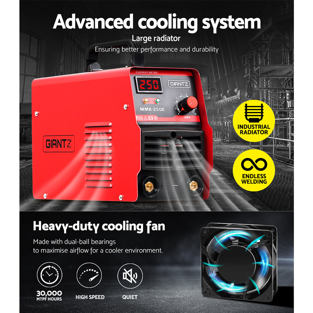 Giantz Inverter Welder DC Portable Machine IGBT 250A