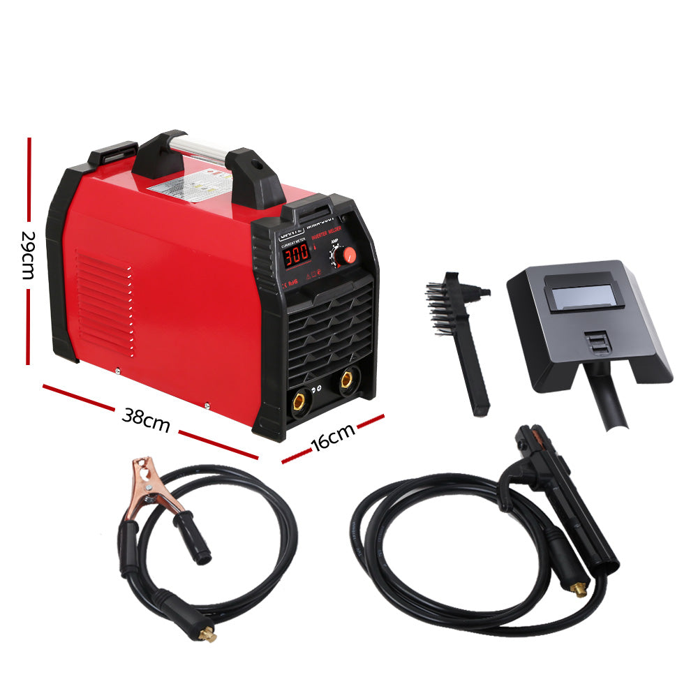 Giantz Inverter Welder Portable MMA Metal Welding 300Amp
