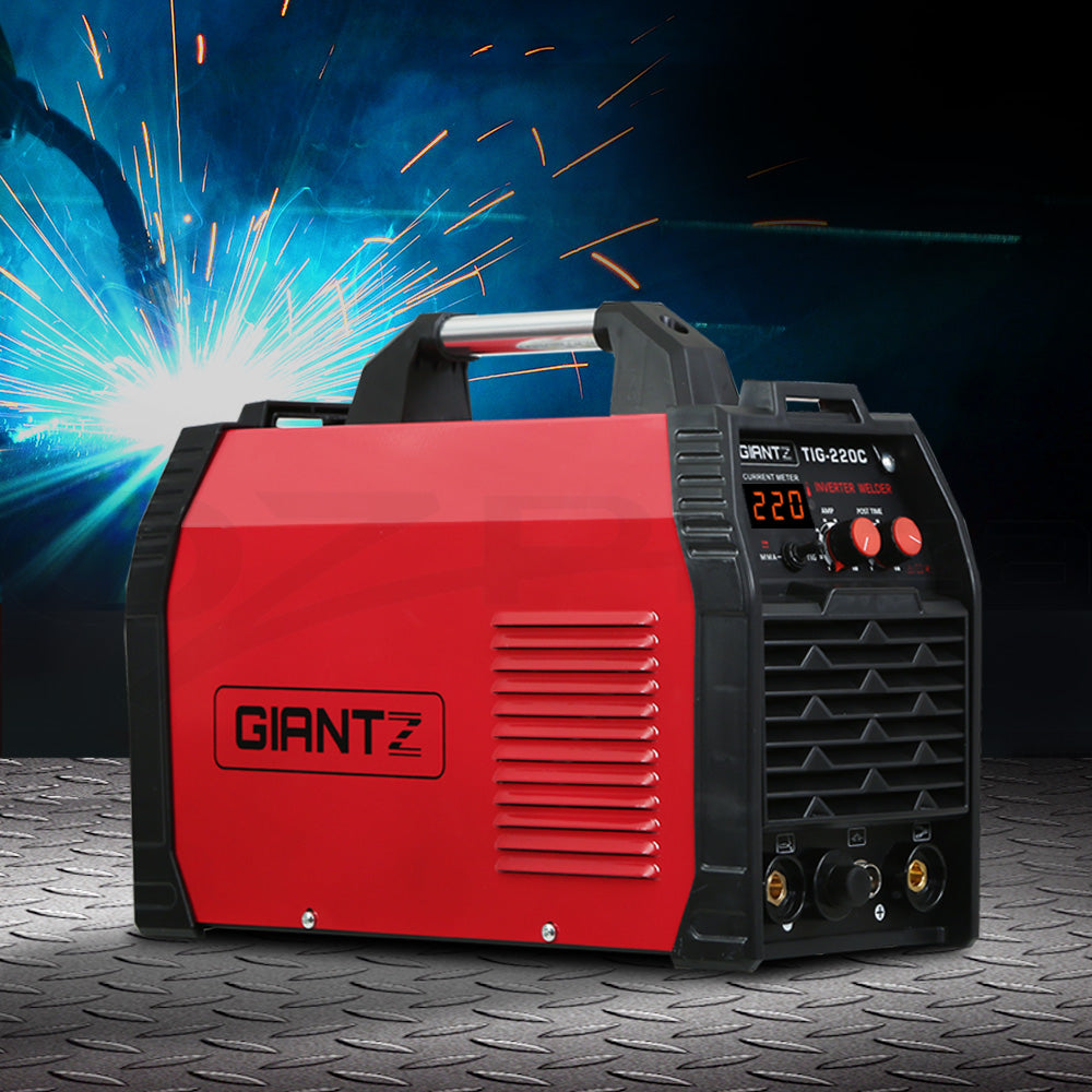 220 Amp Inverter Welder TIG MMA ARC DC Gas Welding Machine Stick Portable