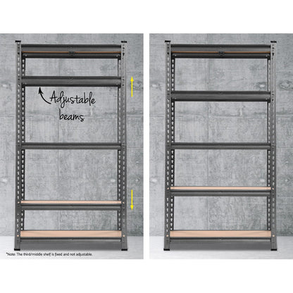 2X1.5M Garage Shelving Warehouse Rack Storage Racking Storage Steel
