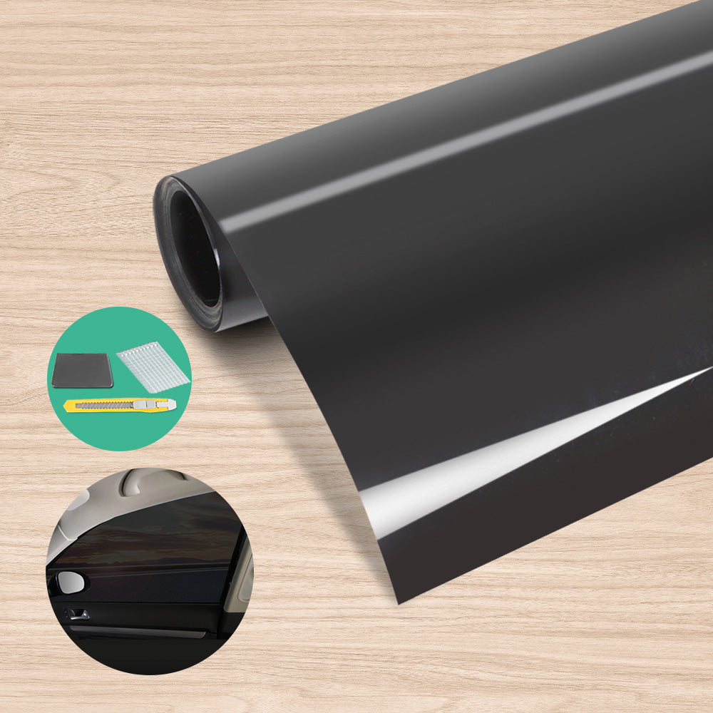Giantz Window Tint Film Black Commercial Car Auto House Glass 76cm X 7m VLT 5%