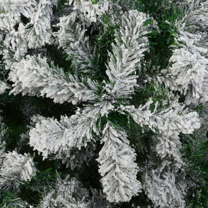 Jingle Jollys Christmas Tree Great Snowy 1.8M 6FT Xmas Decorations  Green,non-toxic