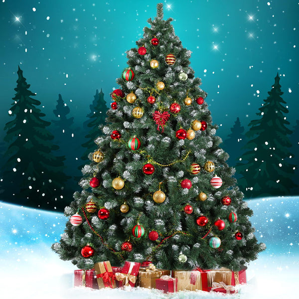  Jingle Jollys 7FT Christmas Snow Tree