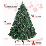 Jingle Jollys 8FT Christmas Snow Tree
