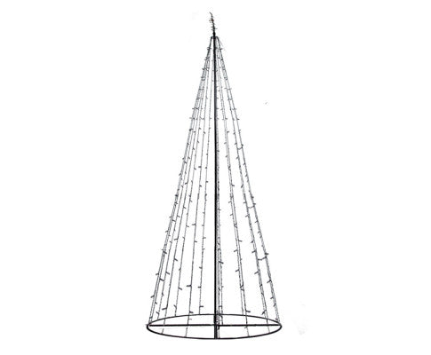 Jingle Jollys 3M LED Christmas Tree Lights Xmas 330pc LED Warm White Optic Fiber