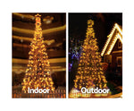 Jingle Jollys 3M LED Christmas Tree Lights Xmas 330pc LED Warm White Optic Fiber