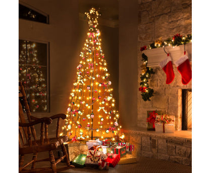 Jingle Jollys 3M LED Christmas Tree Lights Xmas 330pc LED Warm White Optic Fiber