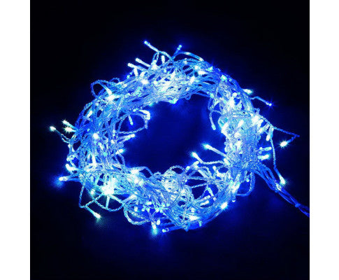  Christmas Lights 20M 800 LED Icicle Light Blue White Decorations