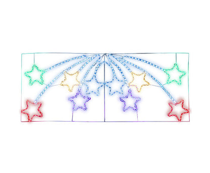 Jingle Jollys Christmas Motif Lights LED Star Fall Light Waterproof Outdoor Xmas