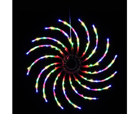  Spin and Sparkle: 128 LED 50cm Fairy Lights with Whirling Motion