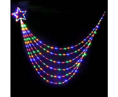  Jingle Jollys 3M Christmas Curtain Fairy Lights String 480 LED Party Wedding