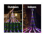 Jingle Jollys 3M Christmas Curtain Fairy Lights String 480 LED Party Wedding