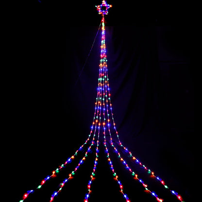 Jingle Jollys 5M Christmas Curtain Lights Led Motif Fairy String Light Outdoor