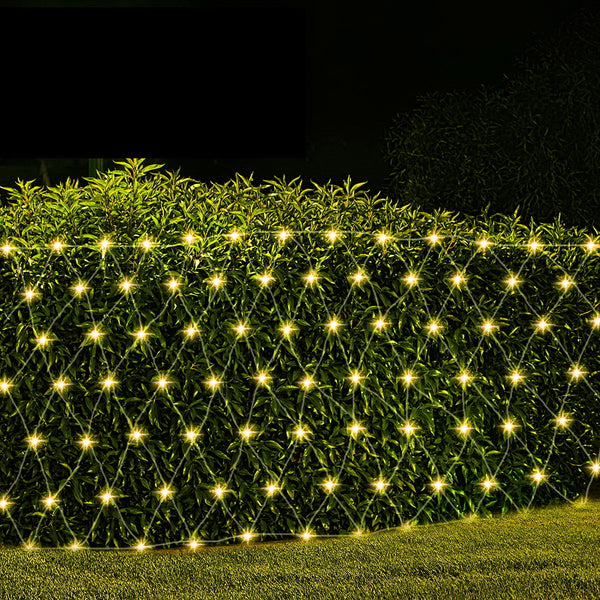  Christmas Lights 6Mx4M 1000 LED Net Light Decorations Warm Decor