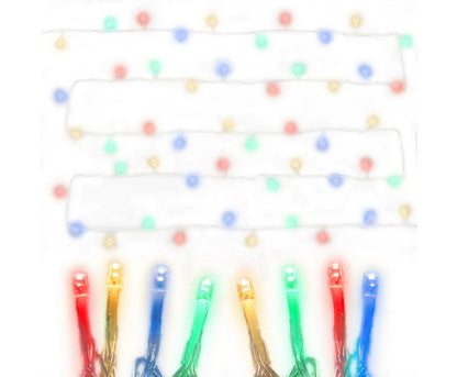 Jingle Jollys 50M Christmas String Lights 500LED Multi Colour