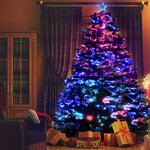 Christmas Tree 1.5M 5Ft Xmas Decorations Fibre Optic Multicolour Lights