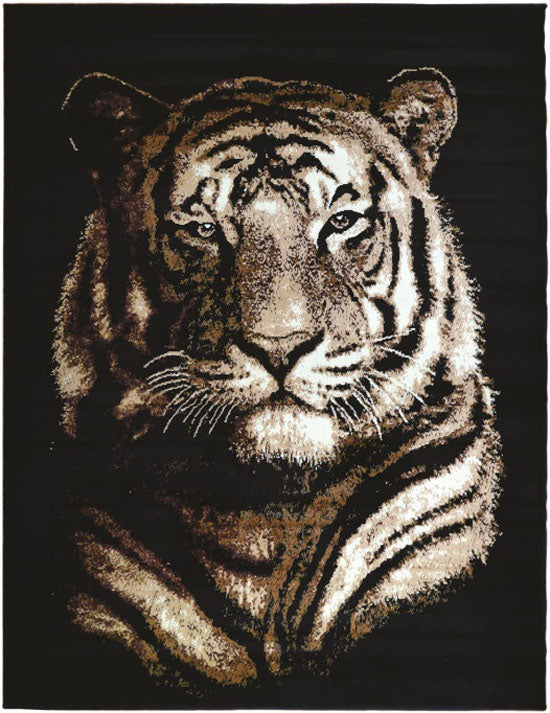  Dark tigerhead modern quality rug b24632/904