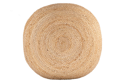 Round Jute Pouf NATURAL 26x7
