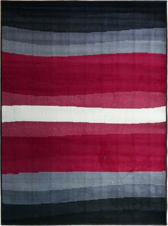 Dark grey modern quality rug b43541/505 
