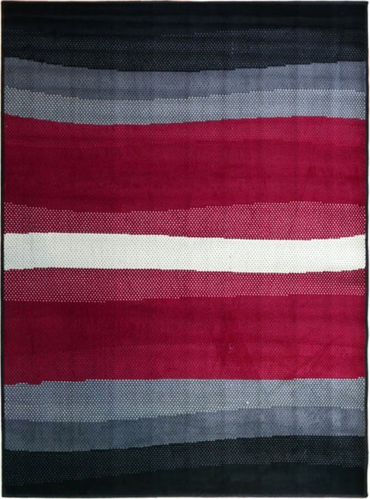 Dark grey modern quality rug b43541/505 
