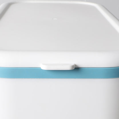 Dispenser Auto Grain Storage Box Food Flour Container 12L Blue