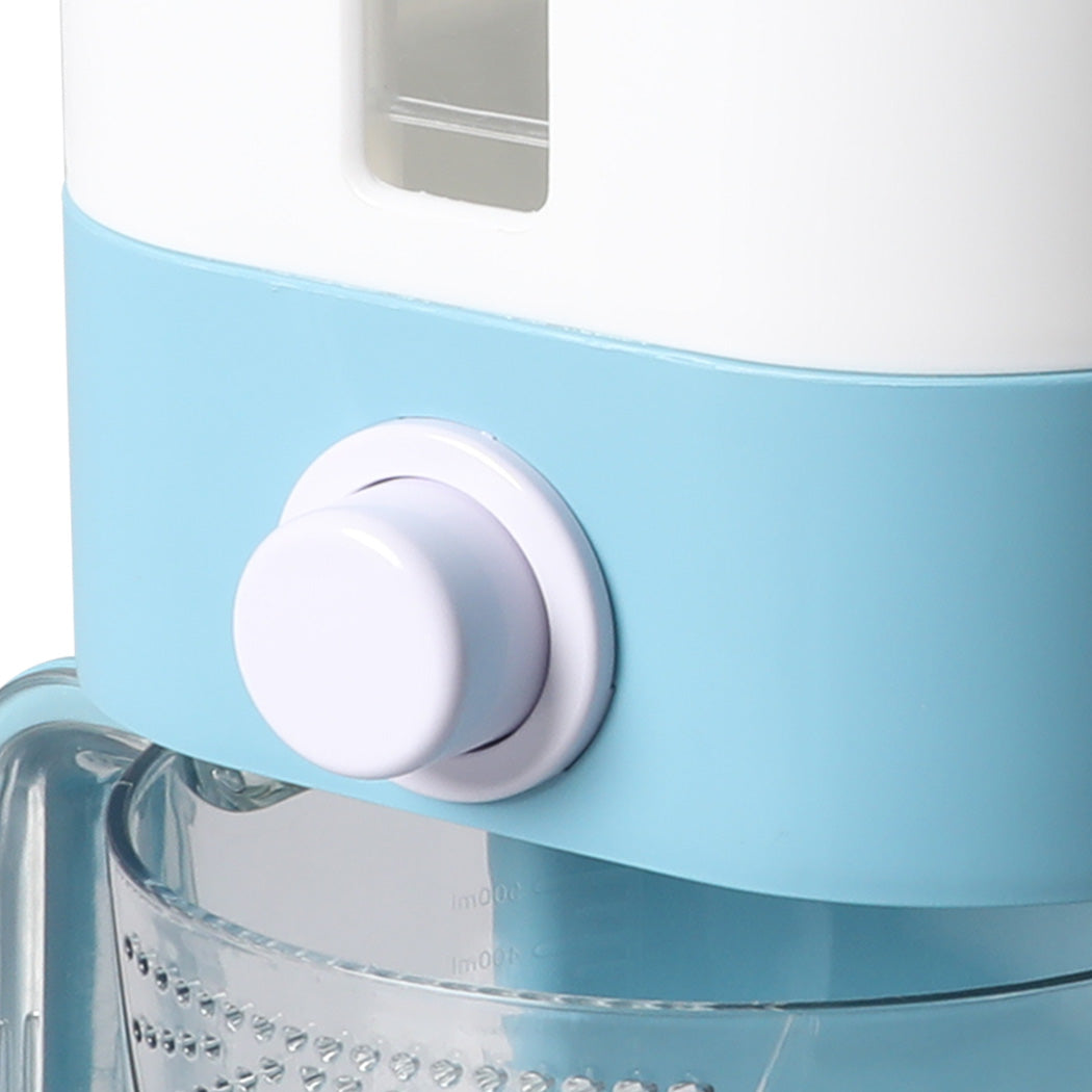 Dispenser Auto Grain Storage Box Food Flour Container 12L Blue