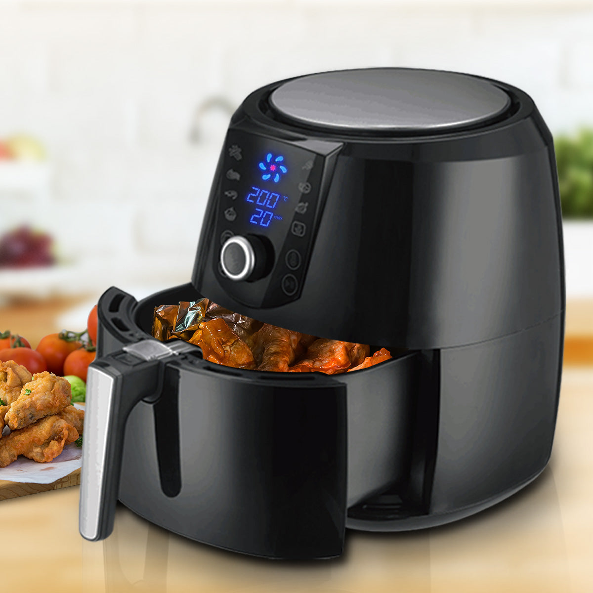 Pronti 7.2L 1800W Air Fryer Cooker Kitchen Oven Black | Melbourne Home ...