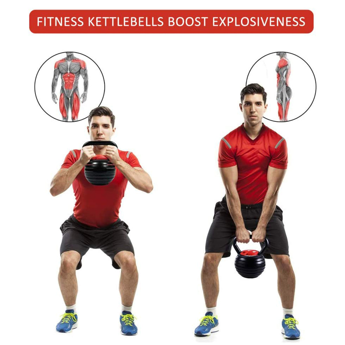 Adjustable Kettle Bell Weights Dumbbell 18kg