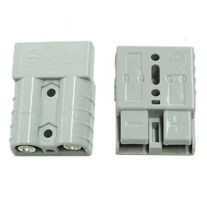 20X Anderson Style Plug Connector 50Amp Caravan Solar 6Awg Grey