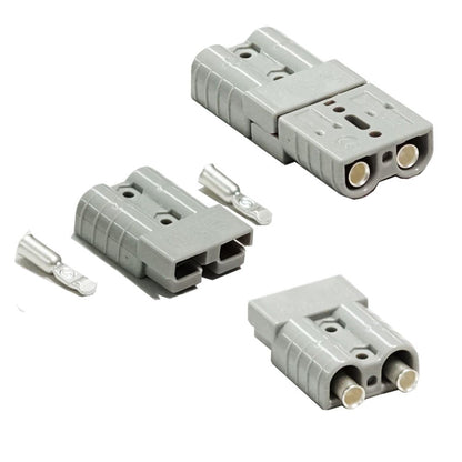 20X Anderson Style Plug Connector 50Amp Caravan Solar 6Awg Grey