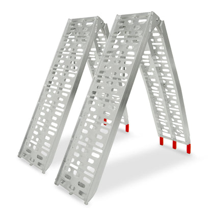 2X ALUMINIUM FOLDING LOADING RAMPS ATV Motorbike