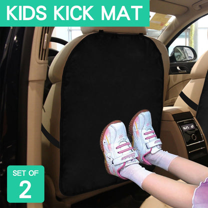 2x Car Back Seat Protectors Covers Kids Kick Mat Padded Mats Children Kid Care