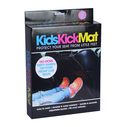 2x Car Back Seat Protectors Covers Kids Kick Mat Padded Mats Children Kid Care