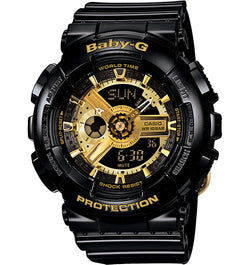 Casio Baby-G Analogue/Digital Female Black Watch BA-110-1A BA-110-1ADR