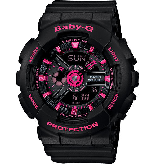Casio Baby-G Analogue/Digital Female Black Watch BA111-1ADR...