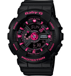 Casio Baby-G Analogue/Digital Female Black Watch BA111-1ADR...
