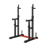 Barbell Bar Stand with Adjustable Squat Rack