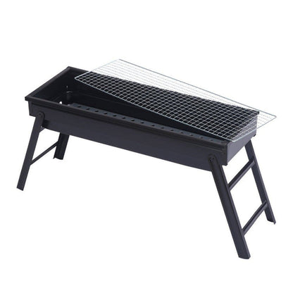 Portable charcoal bbq grill barbecue - 60×22×6.5cm
