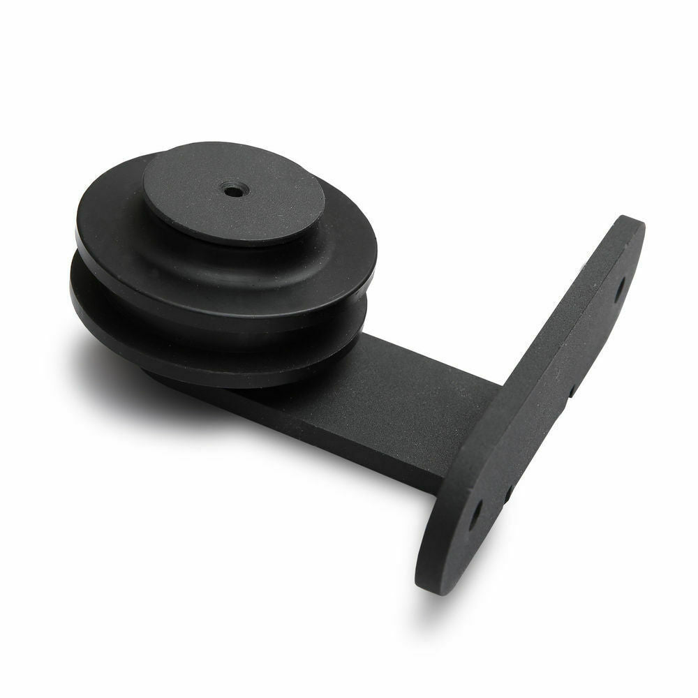 2.44M Antique Classic Style Single Sliding Barn Door Hardware Track Roller Kit