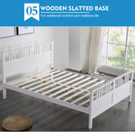 Premium Pine Wood Kids Children Bed Frame Mattress Platform Double Size