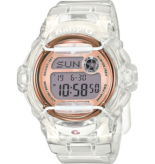 Casio Baby-G Female Transparent Digital Watch BG-169G-7BDR