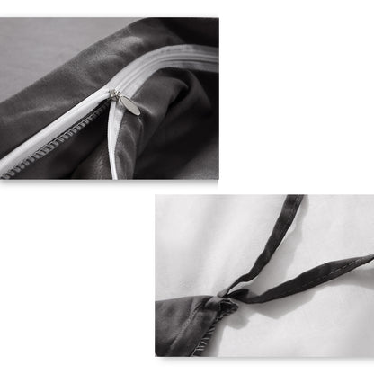 121x92cm Cotton Anti Anxiety Weighted Blanket Cover Protector Grey