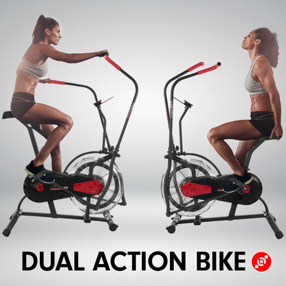 PowerTrain Air Resistance Exercise Bike Spin Fan Equipment Cardio